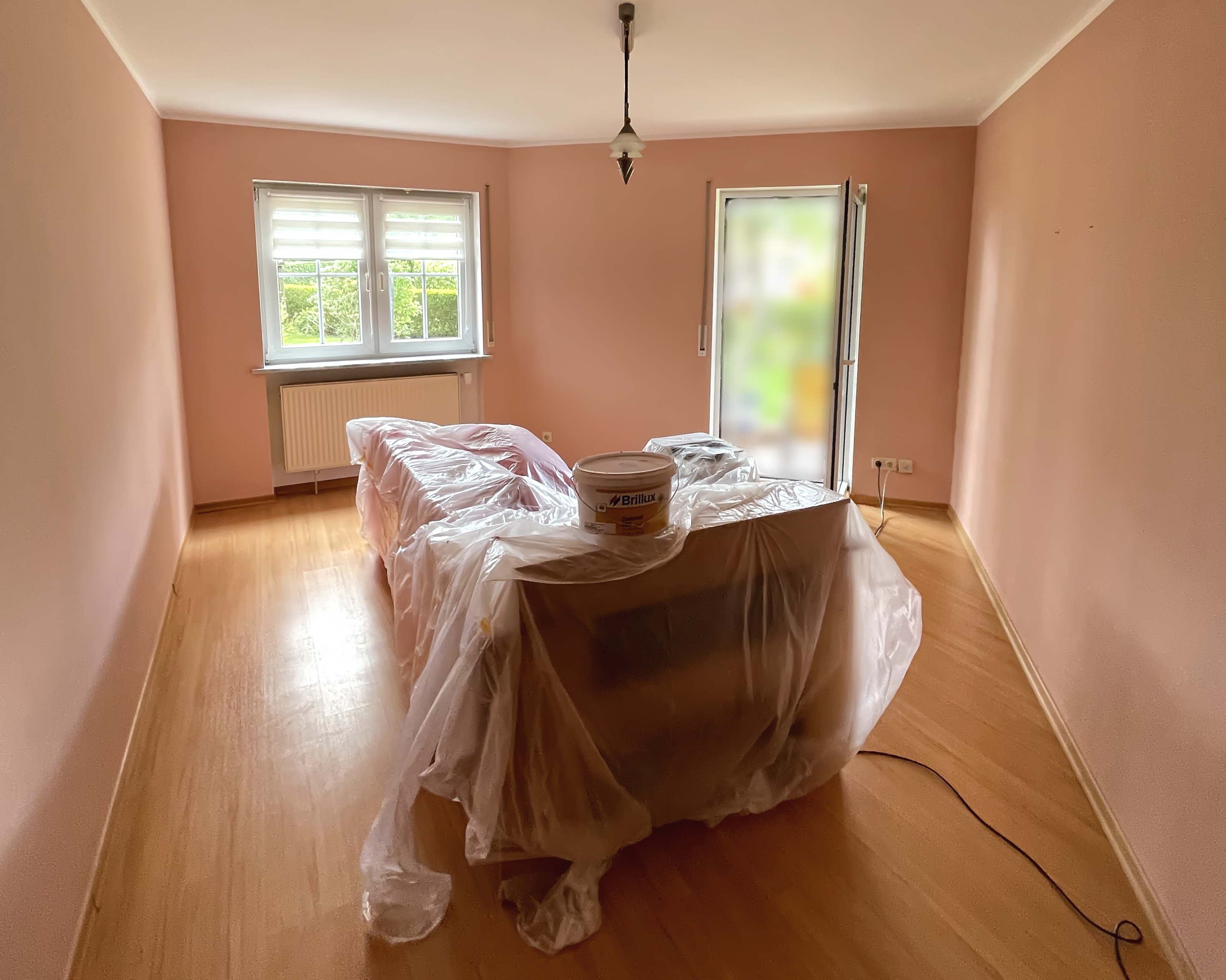 young man getting his hair coloured
